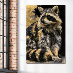 Midnight Bandit of Gilded Shadows - NicheCanvas