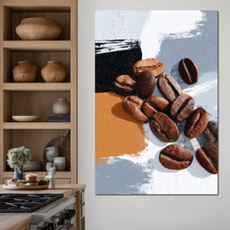 Coffee Beans Modern Vibe - NicheCanvas