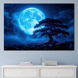 Nocturne in Indigo - TooplesArt - NicheCanvas