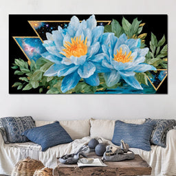 Stellar Lotus Blossom Radiance - NicheCanvas