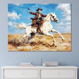 Rider of the Endless Plains - NicheCanvas