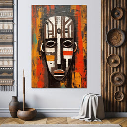 Tribal Mask 13 - Sakeem Gibbs - NicheCanvas