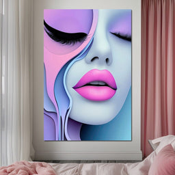 Lush Lips & Liquid Dreams - TooplesArt - NicheCanvas