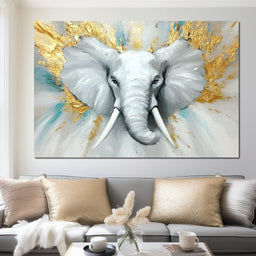 Majestic Elephant Radiance - NicheCanvas