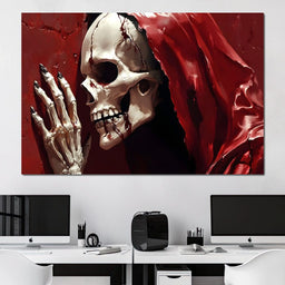 Skeletons Shroud of Silence - NicheCanvas