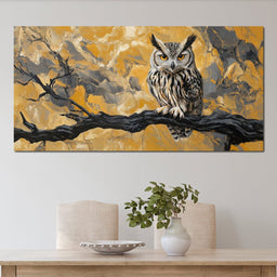 Majestic Owl Essence of Autumn - NicheCanvas