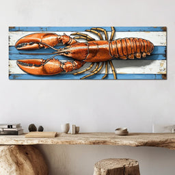 Oceanic Lobster Deligh - NicheCanvas