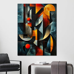 Colorful Modern Art 043 - Johanjjf - NicheCanvas