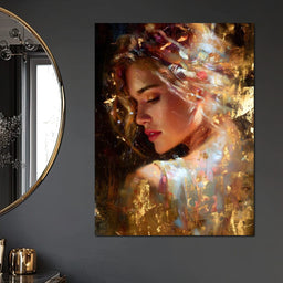 Radiant Brushstrokes Of Grace - NicheCanvas