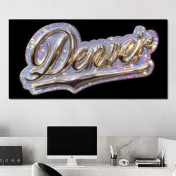 Denver Metallic Dreamscape - NicheCanvas