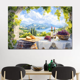 Countryside Vineyard Retreat - NicheCanvas