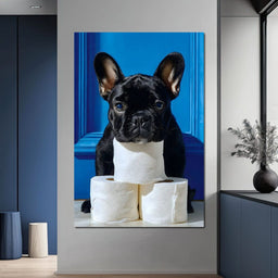 French Bulldog Roll Guardian - NicheCanvas