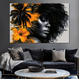 Golden Tropics Restless Soul - NicheCanvas