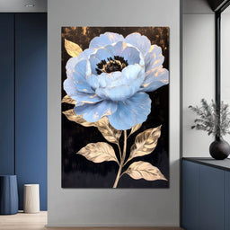 Golden Petal Elegance Bloom - NicheCanvas