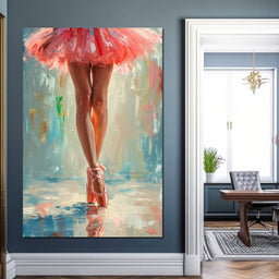Elegant Dancers in Graceful Motion - NicheCanvas