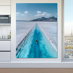 Journey Through Tranquil Waters - NicheCanvas