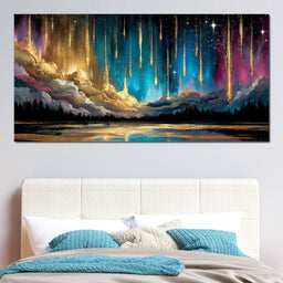 Celestial Rain Of Starlight - NicheCanvas