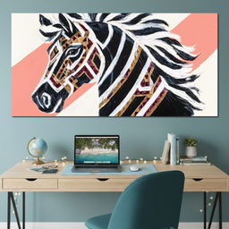 Majestic Mosaic Stripes - Alicia Smith - NicheCanvas
