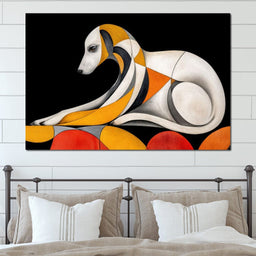 The Bauhaus Hound - TooplesArt - NicheCanvas