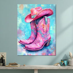 Radiant Cowgirl Boots Hat - NicheCanvas