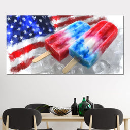 Patriotic Popsicle Delight - NicheCanvas