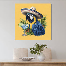 Tropical Fiesta Parrot Style - NicheCanvas