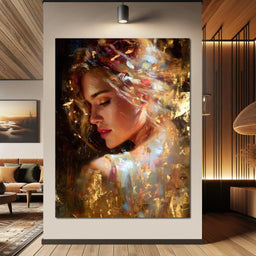 Radiant Brushstrokes Of Grace - NicheCanvas