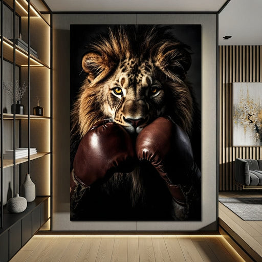 Lionheart Pugilist Canvas Print