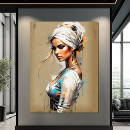 Female Portrait 256 - Johanjjf - NicheCanvas