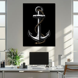 Heavy Iron Anchor - NicheCanvas