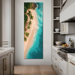 Peaceful Paradise Beach - NicheCanvas