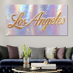 Golden Dreams of LA Sunset - NicheCanvas