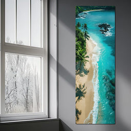 Tropical Serenity Beach - NicheCanvas