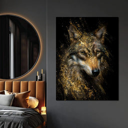 Radiant Lupine Goldburst Spirit - NicheCanvas