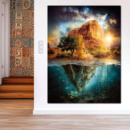 Celestial Canyon Dual Realm - NicheCanvas