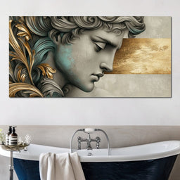 Golden Reverie in Stone - Wildrose Creations - NicheCanvas