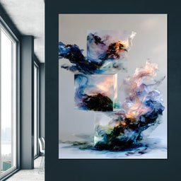 Celestial Torrent Rising - NicheCanvas