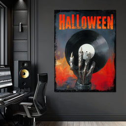 Halloween Monster Vinyl Vibes - NicheCanvas