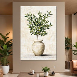 Olive Tree Harmony - NicheCanvas