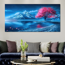 Arctic Sakura Bloom - TooplesArt - NicheCanvas