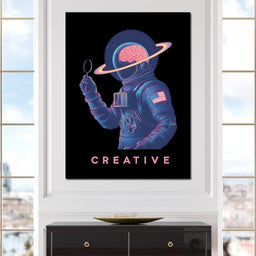 Neon Astro Mind Odyssey - NicheCanvas