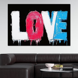 Colorful Expression of Love - NicheCanvas