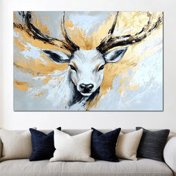 Majestic Stag Radiance - NicheCanvas