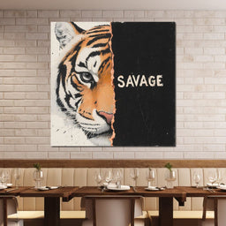 Fierce Wilderness Echo - NicheCanvas