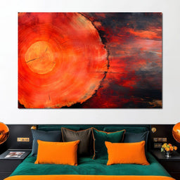 Fiery Echoes of Time - NicheCanvas