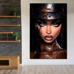 Enigmatic Stares in Shadow - NicheCanvas