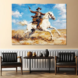 Rider of the Endless Plains - NicheCanvas