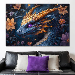 Celestial Dragon's Radiance - NicheCanvas