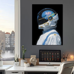 Stellar Mind Voyager Portrait - NicheCanvas