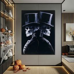 Gentlemen Waiting for the Final Curtain - NicheCanvas